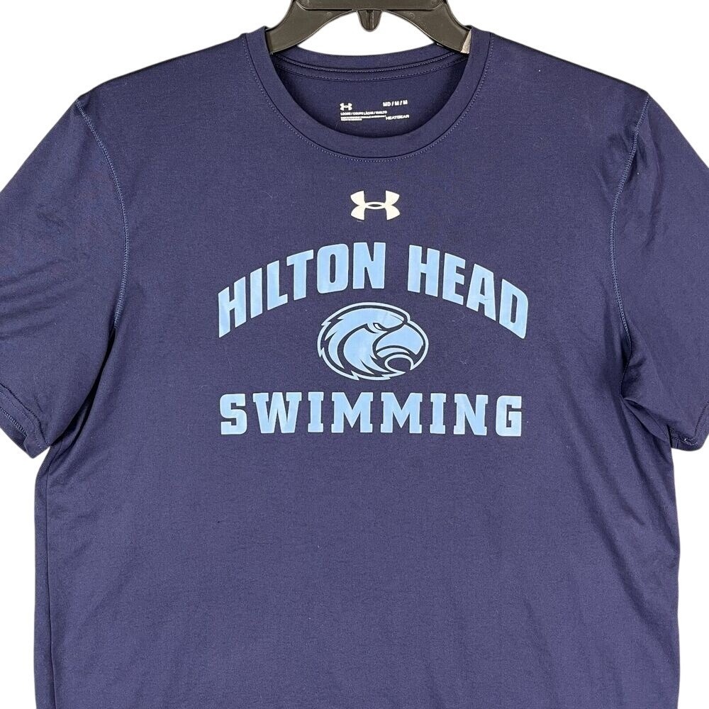 Hilton Head Swimming Mens Shirt M Under Armour Athletic Training Active Gorpcore